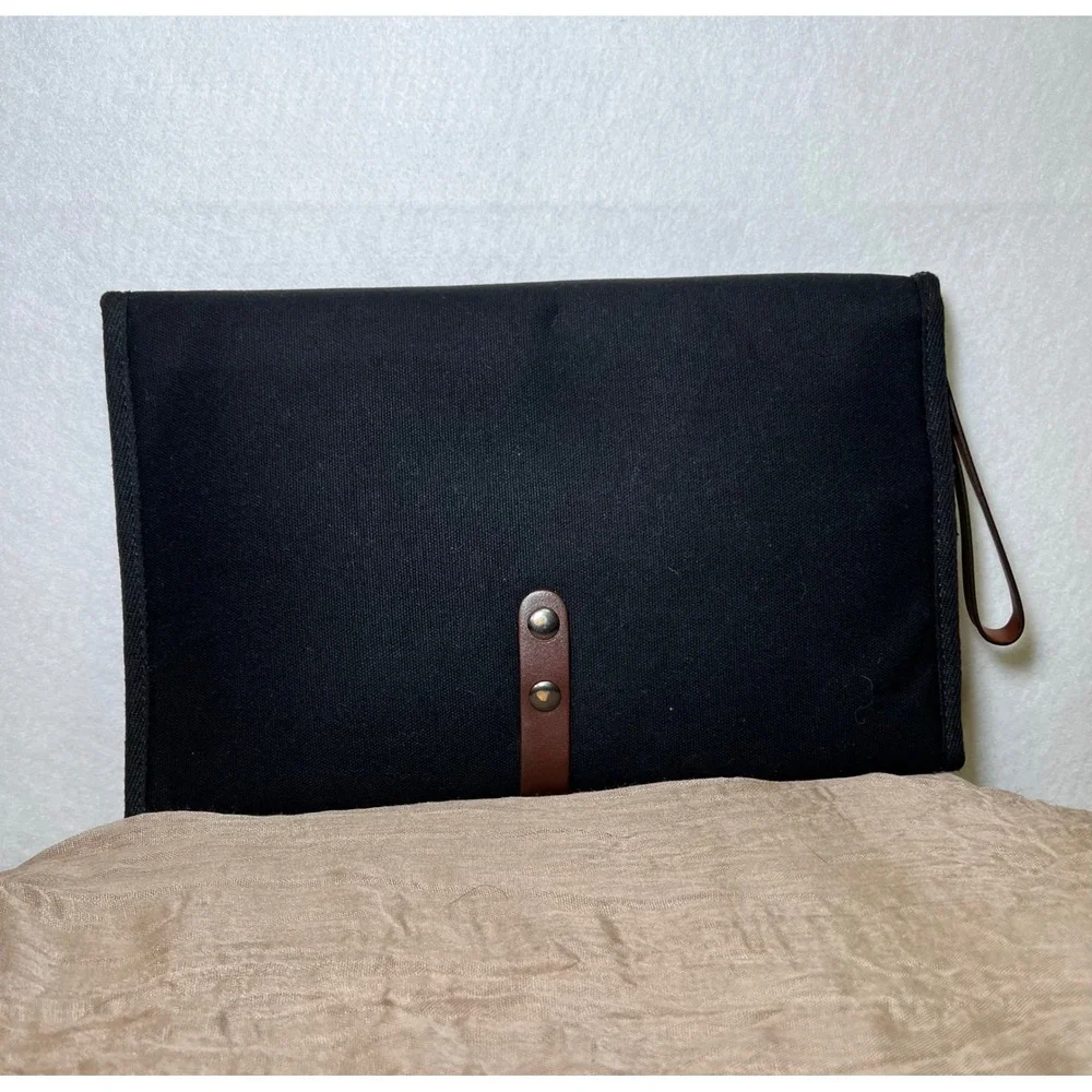 New ARCH Nappy Clutch Canvas Diaper Changing Pad Travel Mat‎ with Vegan Wristlet